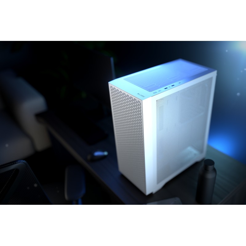 Корпус (комп’ютерний корпус) LogicConcept DART PRO MIDI White Mesh 4×120 мм без БЖ Корпус (комп’ютерний корпус) LogicConcept DART PRO MIDI White Mesh 4×120 мм без БЖ