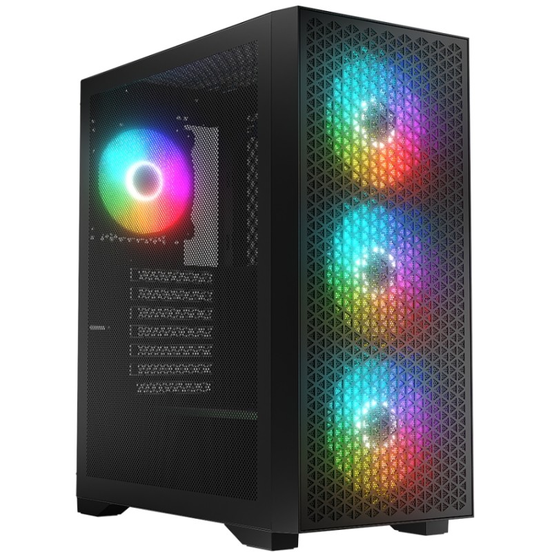 Корпус (шасі) LogicConcept DART PRO ARGB MIDI чорний, 4 вентилятори 120 мм, без БЖ