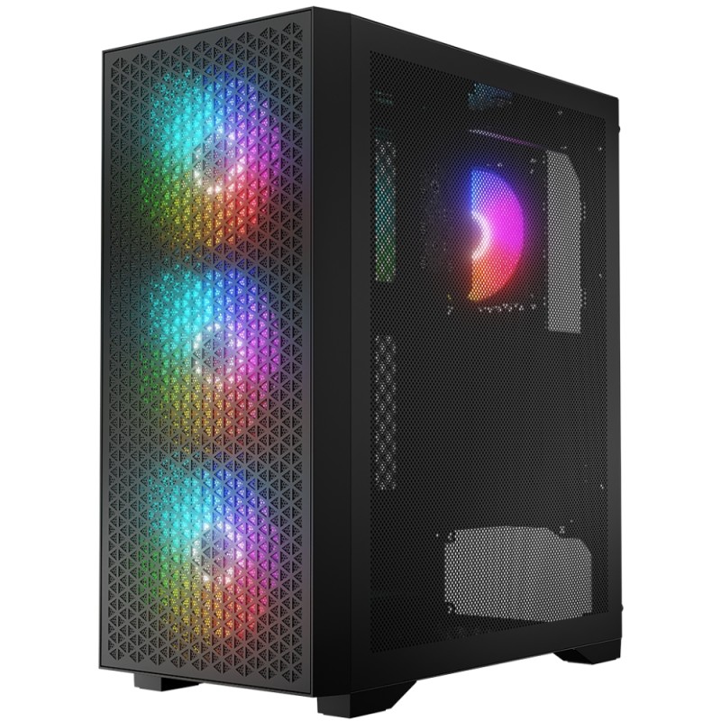 Корпус (шасі) LogicConcept DART PRO ARGB MIDI чорний, 4 вентилятори 120 мм, без БЖ