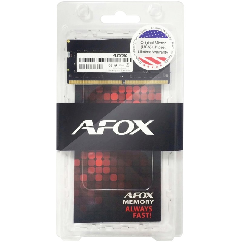 Оперативная память для ноутбука (модуль RAM) AFox AFSD48PH1P 8 ГБ DDR4-3200