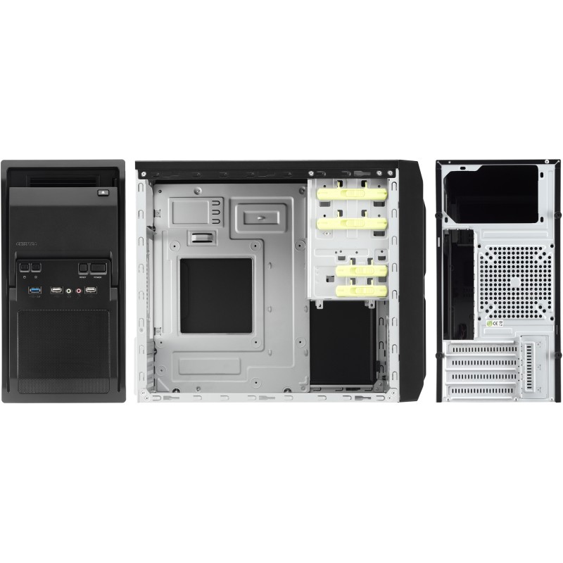 Корпус (системний блок) Chieftec LIBRA LT-01B-OP mATX, чорний, без БЖ