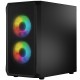 Корпус ПК (компьютерный корпус) LogicConcept PORTOS MESH+GLASS ARGB 3x120 мм чёрный без БП mATX