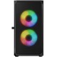 Корпус ПК (компьютерный корпус) LogicConcept PORTOS MESH+GLASS ARGB 3x120 мм чёрный без БП mATX