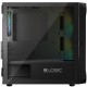 Корпус ПК (компьютерный корпус) LogicConcept PORTOS MESH+GLASS ARGB 3x120 мм чёрный без БП mATX