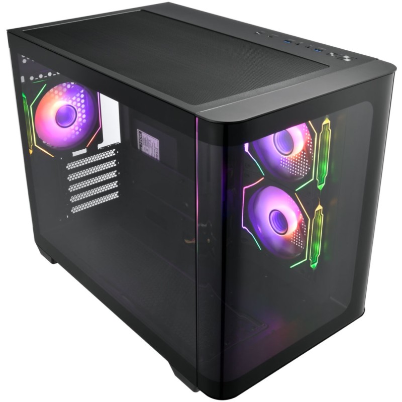 Корпус для ПК (комп'ютерний корпус) FSP S380-BA чорний, без БЖ