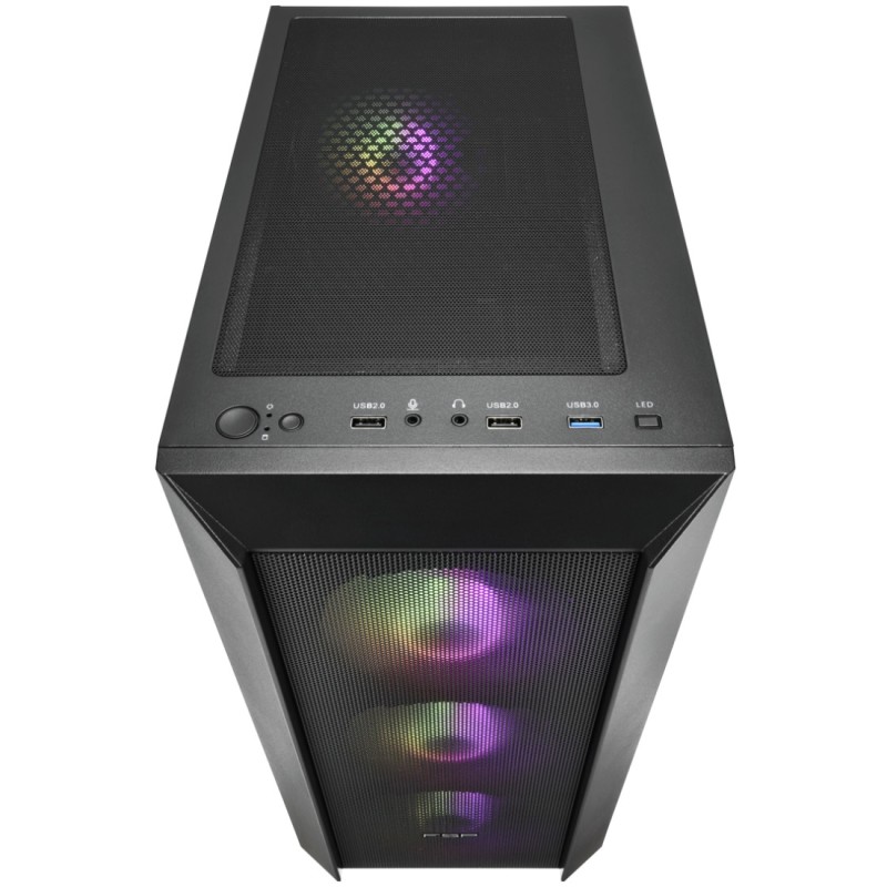 Комп'ютерний корпус (корпус ПК) FSP CMT218AB ATX Black без блока живлення