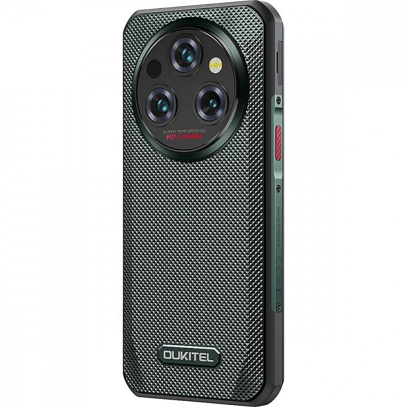 Смартфон (захищений телефон) Oukitel WP35 5G зелений, 11000 мА·год