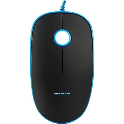 Дротова миша (комп’ютерна мишка) Modecom MC-M111 1600 dpi чорно-синя
