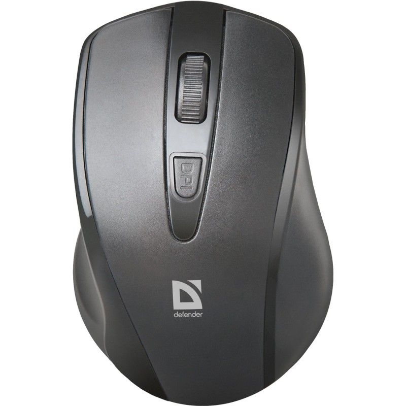 Бездротова мишка (компʼютерна миша) Defender Datum MM-265 1600 dpi, чорна