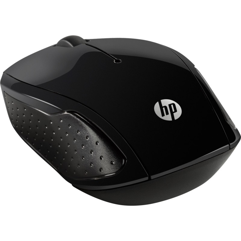 Беспроводная мышь (компьютерная мышь) HP 200 Black Wireless Mouse чёрная