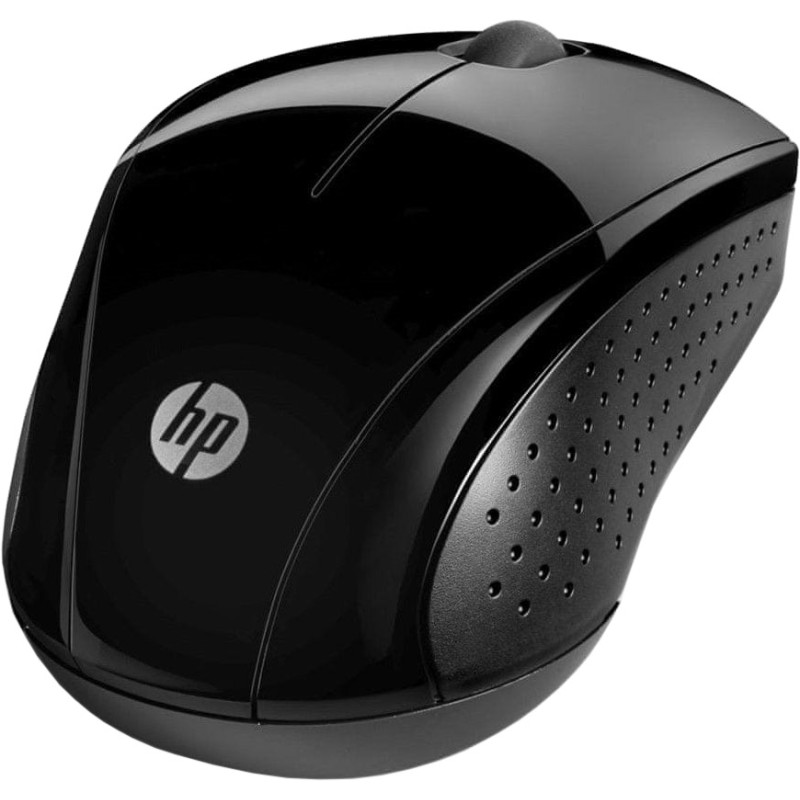 Беспроводная мышь (компьютерная мышь) HP 200 Black Wireless Mouse чёрная