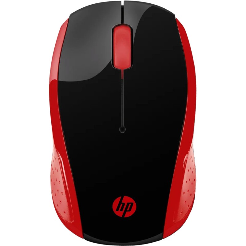 Мишка бездротова (миша) HP 200 1000 dpi чорно-червона