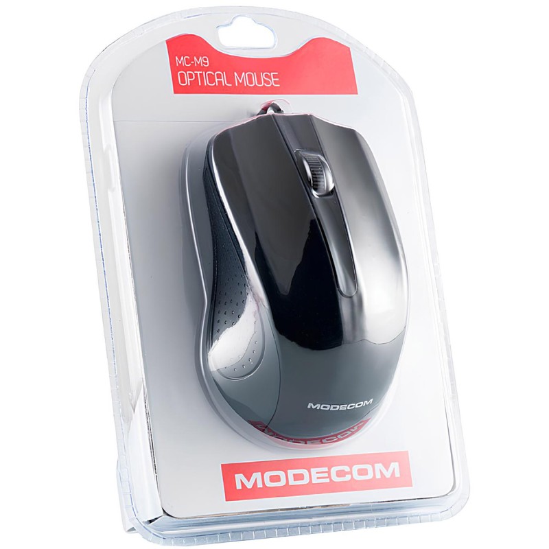 Мышь (компьютерная мышь) Modecom MC-M9 1000 dpi, черная