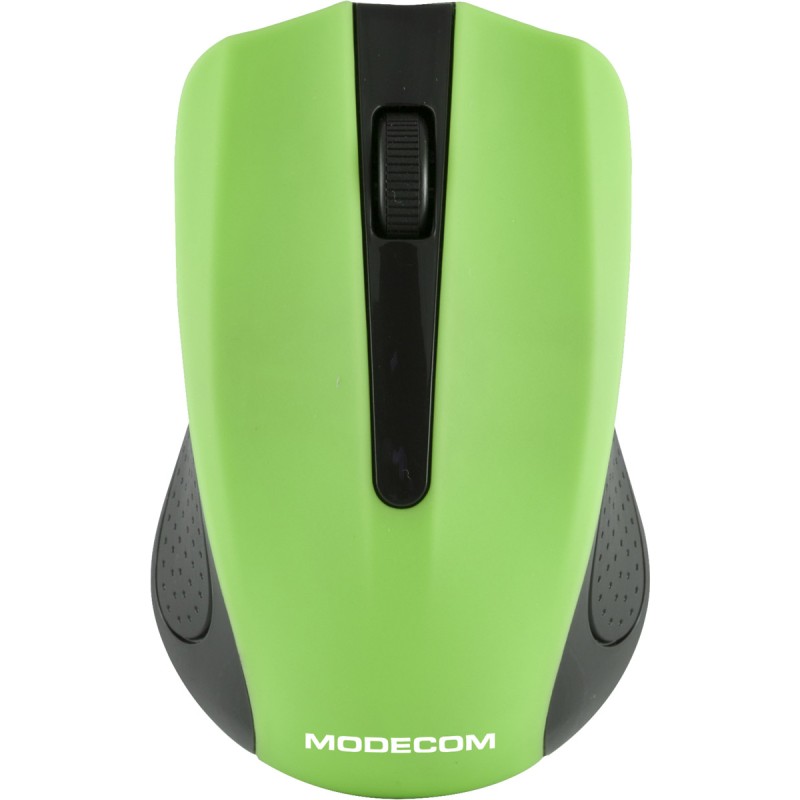 Беспроводная мышь (компьютерная мышь) Modecom MC-WM9 1200 dpi чёрно-зелёная