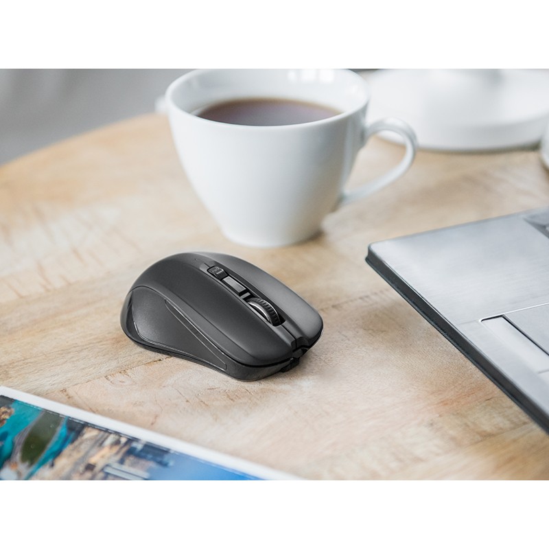 Бездротова миша (комп'ютерна мишка) Modecom MC-WM9.1 1600 dpi, чорна
