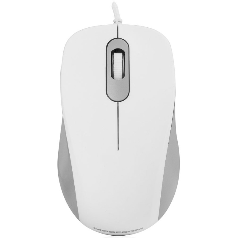 Бездротова миша (маніпулятор) Modecom MC-M10S біла, 1000 dpi