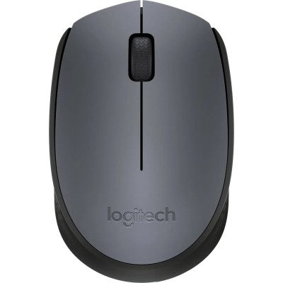 Мишка Logitech M170 бездротова, сіра з чорним