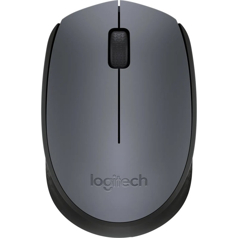 Мишка Logitech M170 бездротова, сіра з чорним