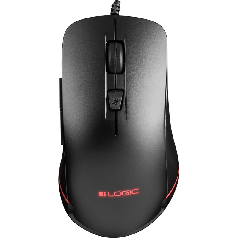 Игровая мышь (геймерская мышь) LogicConcept Starr One 3200 dpi, 6 кнопок, чёрная