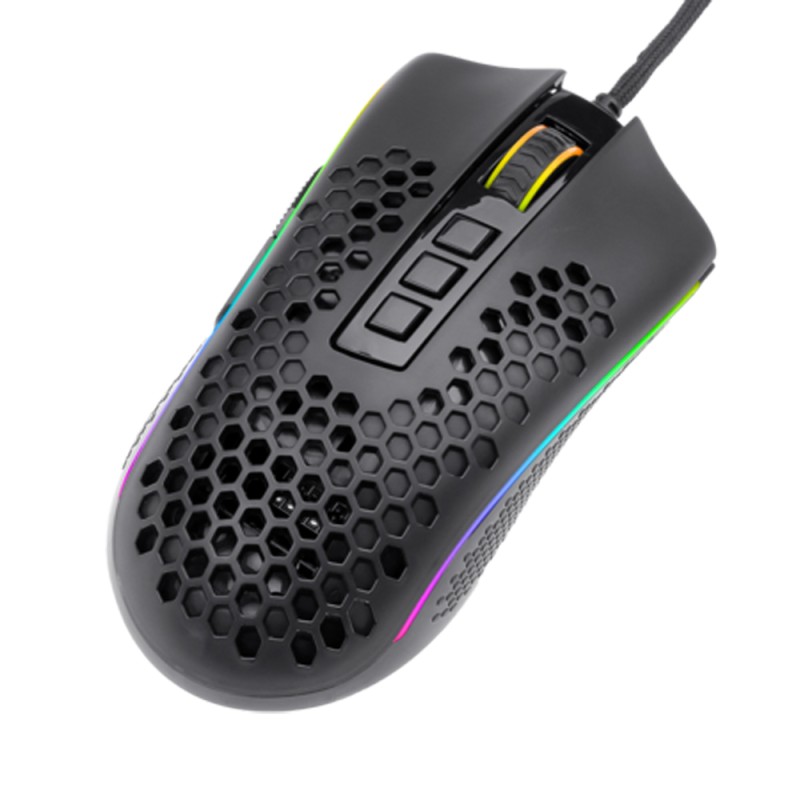 Ігрова мишка (комп’ютерна миша) Redragon Storm Elite RGB чорна, 8 кнопок