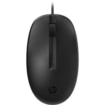 Миша (комп'ютерна мишка) HP 128 Laser Wired чорна