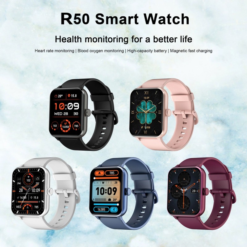 Смартгодинник (розумний годинник) Blackview R50 чорний Смартгодинник (розумний годинник) Blackview R50 чорний