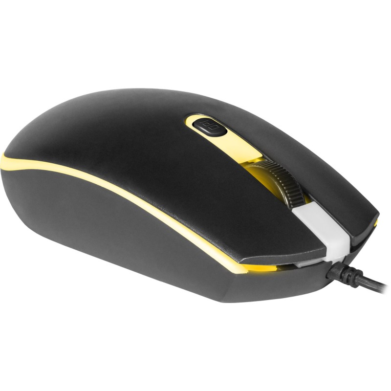 Игровая мышь (компьютерная мышь) Defender Dot MB-986 1000–1600 DPI, черная Игровая мышь (компьютерная мышь) Defender Dot MB-986 1000–1600 DPI, черная