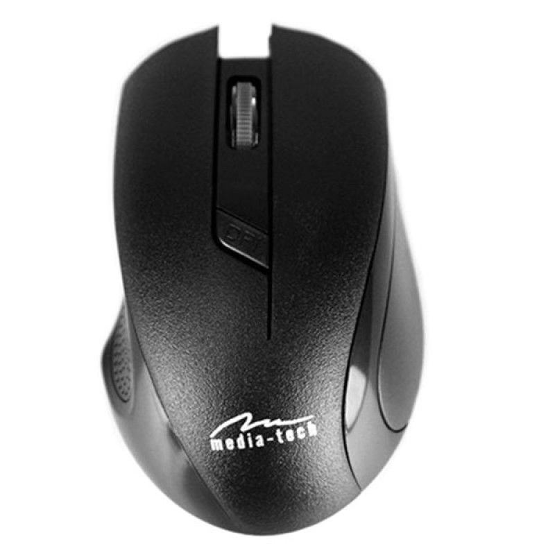 Бездротова мишка (комп’ютерна миша) Media-Tech Trico 2400 dpi, чорна