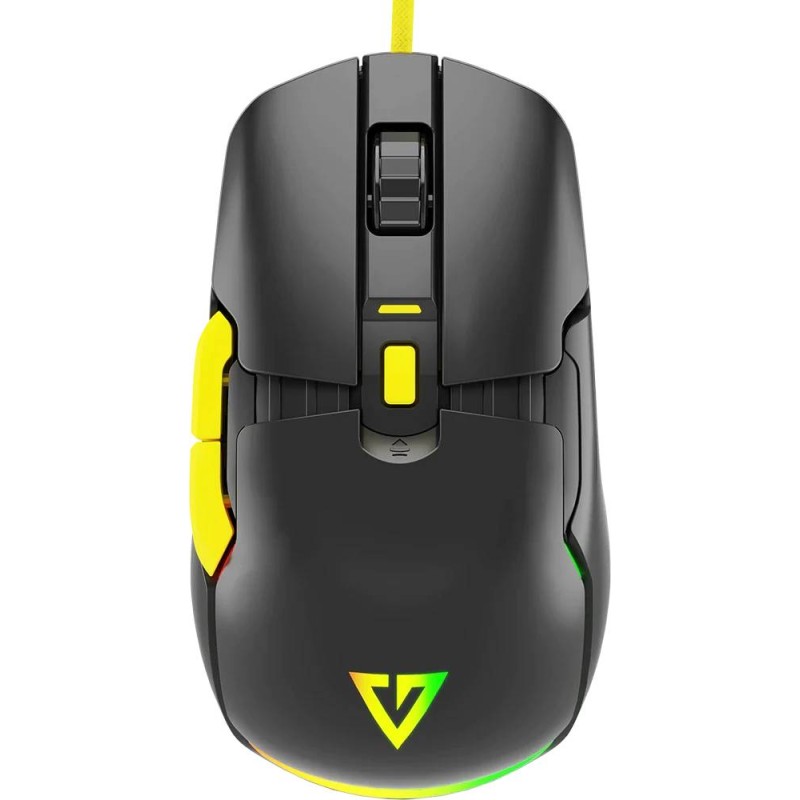Игровая мышь (компьютерная мышь) Modecom Jager Volcano 12400 DPI, чёрная