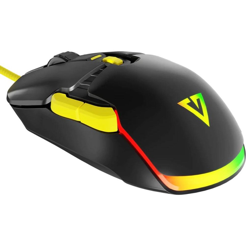 Игровая мышь (компьютерная мышь) Modecom Jager Volcano 12400 DPI, чёрная