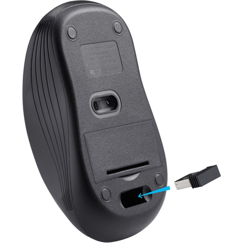 Бездротова миша (компʼютерна мишка) Defender Bit MB-205 1200 dpi, чорна