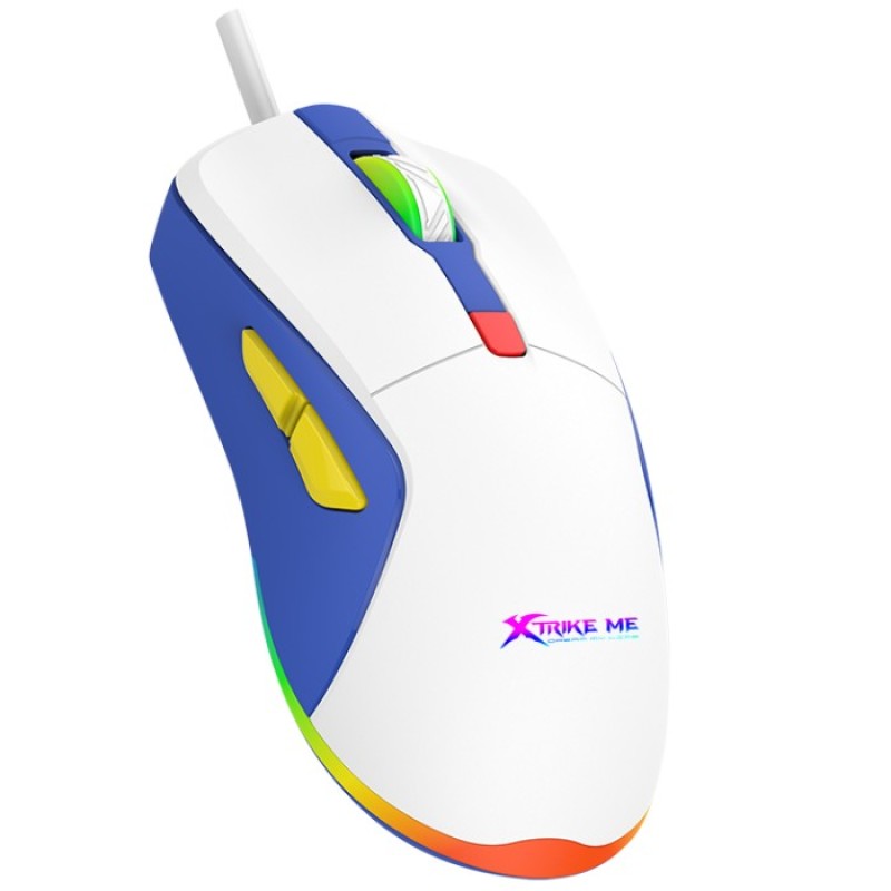 Ігрова мишка (компʼютерна миша) XTRIKE ME GM-227 3600 dpi, біла Ігрова мишка (компʼютерна миша) XTRIKE ME GM-227 3600 dpi, біла