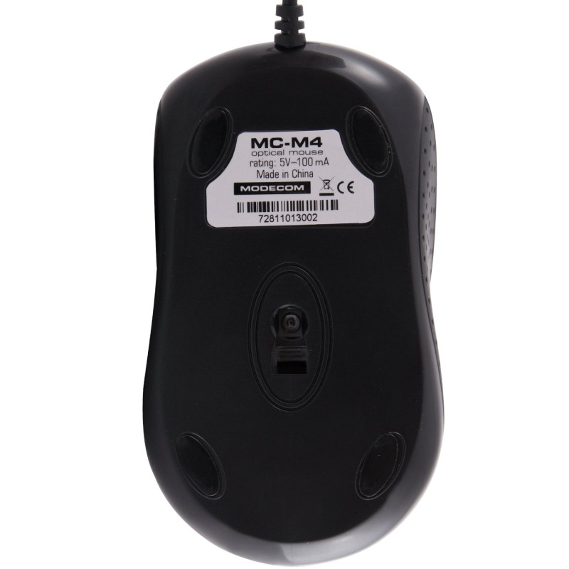 Дротова миша (комп’ютерна мишка) Modecom MC-M4.1 1200 dpi чорна