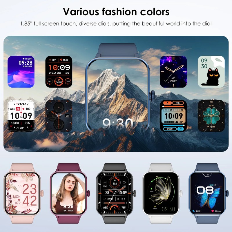 Смартгодинник (розумний годинник) Blackview R50 синій