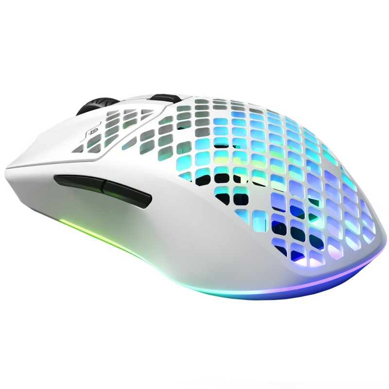 Ігрова мишка (геймерська миша) SteelSeries Aerox 3 Wireless Snow біла Ігрова мишка (геймерська миша) SteelSeries Aerox 3 Wireless Snow біла