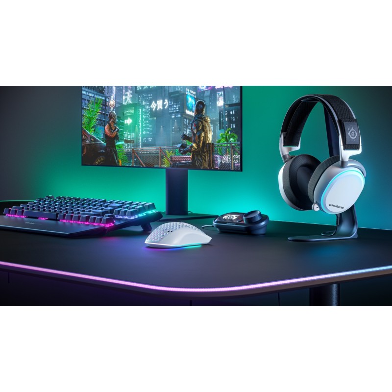 Ігрова мишка (геймерська миша) SteelSeries Aerox 3 Wireless Snow біла Ігрова мишка (геймерська миша) SteelSeries Aerox 3 Wireless Snow біла
