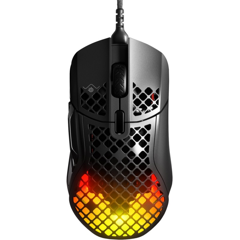 Ігрова мишка (геймерська миша) SteelSeries Aerox 5 18000 dpi, RGB, чорна