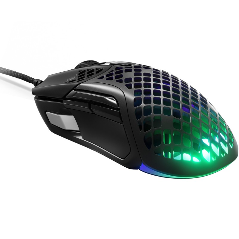 Ігрова мишка (геймерська миша) SteelSeries Aerox 5 18000 dpi, RGB, чорна
