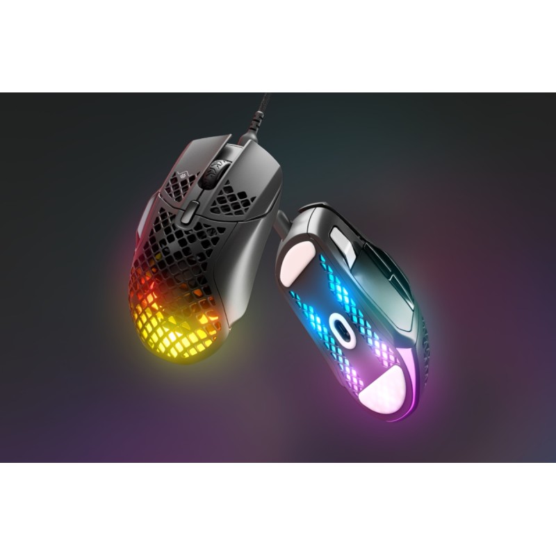 Ігрова мишка (геймерська миша) SteelSeries Aerox 5 18000 dpi, RGB, чорна