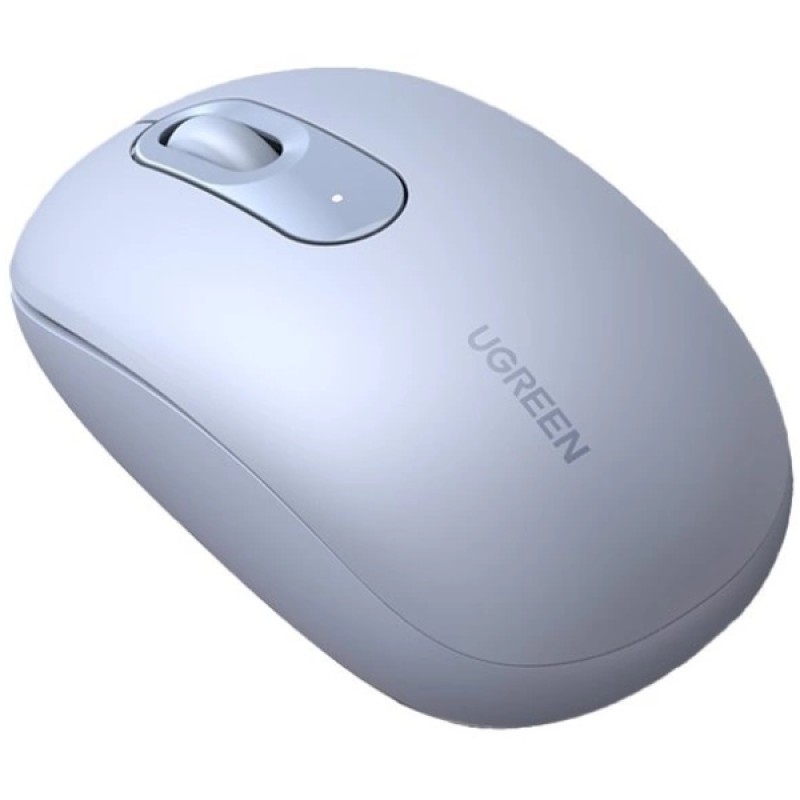 Бездротова мишка (комп'ютерна миша) UGREEN 2.4GHz MU105 блакитна, 2400 dpi