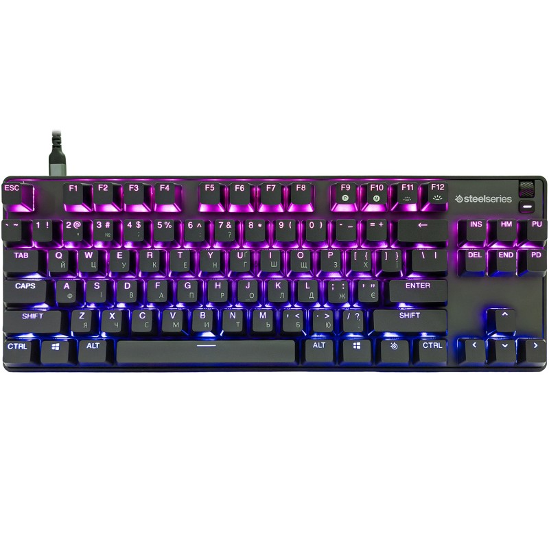 Ігрова оптична клавіатура (геймерська клавіатура) SteelSeries Apex 9 TKL UA OptiPoint TKL