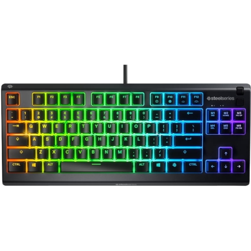 Ігрова клавіатура (клавіатура для ігор) SteelSeries Apex 3 TKL UA чорна