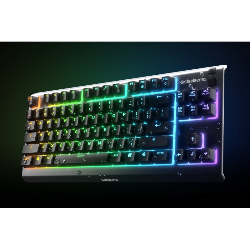 Ігрова клавіатура (клавіатура для ігор) SteelSeries Apex 3 TKL UA чорна