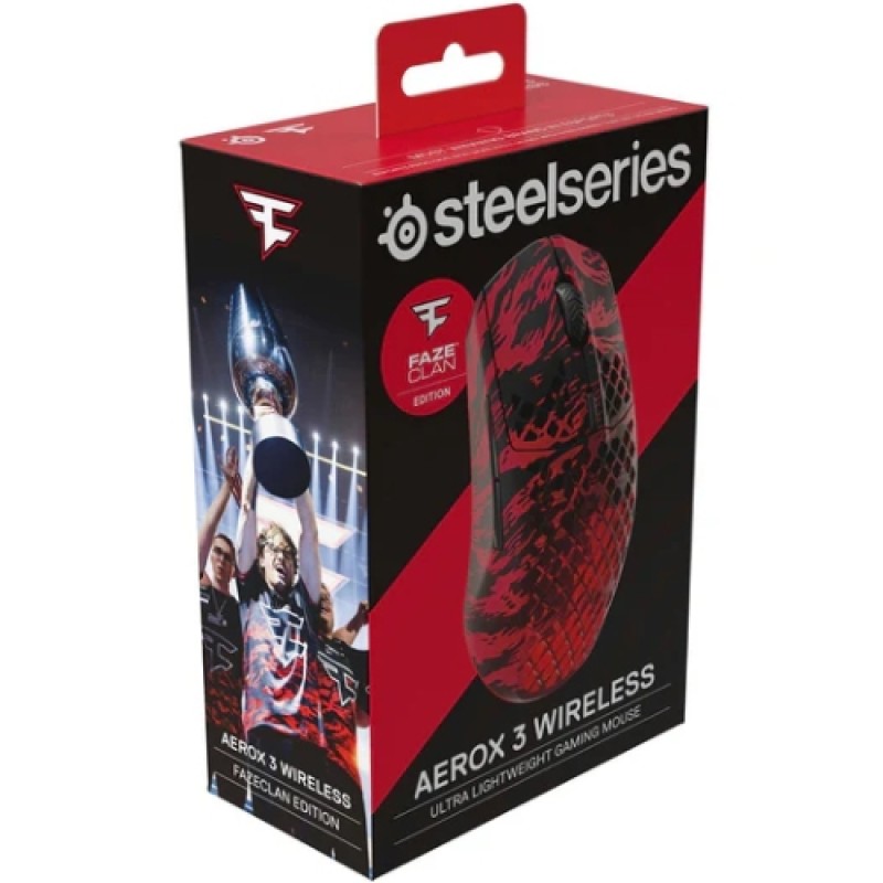 Ігрова миша (комп’ютерна мишка) SteelSeries Aerox 3 Wireless FaZe Clan Edition 18000 dpi