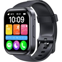 Смарт-часы (умные часы) Oukitel BT103 чёрные, AMOLED 1,91″