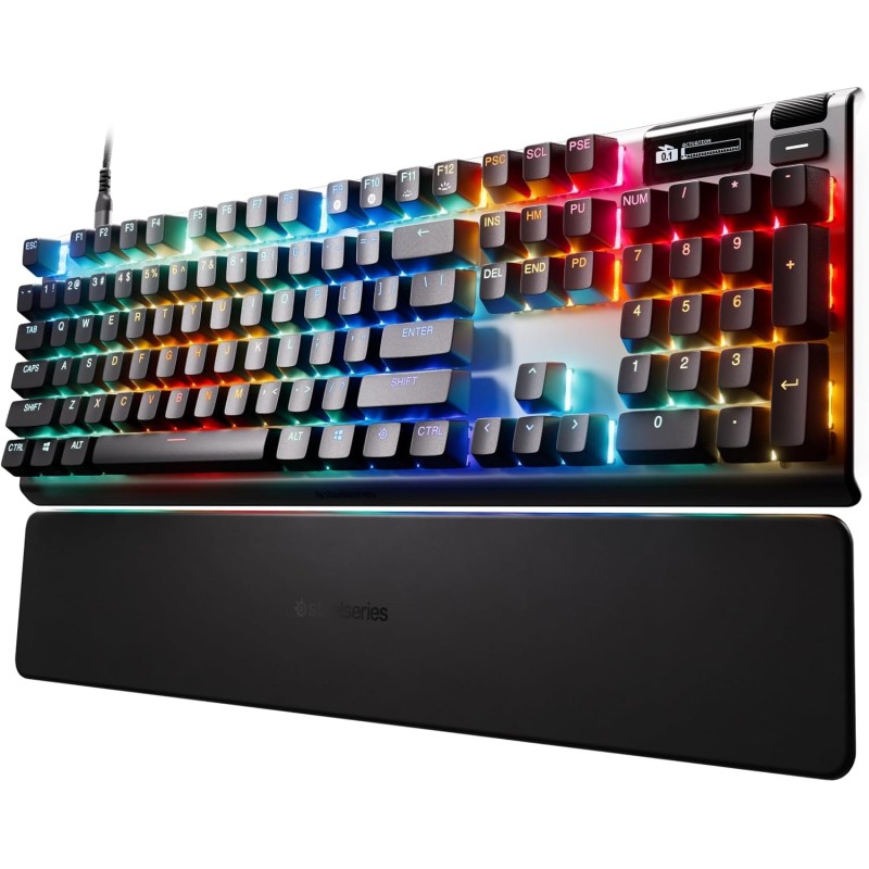 Клавіатура ігрова оптична (геймерська клавіатура) SteelSeries Apex Pro Gen 3 104 клавіші Клавіатура ігрова оптична (геймерська клавіатура) SteelSeries Apex Pro Gen 3 104 клавіші