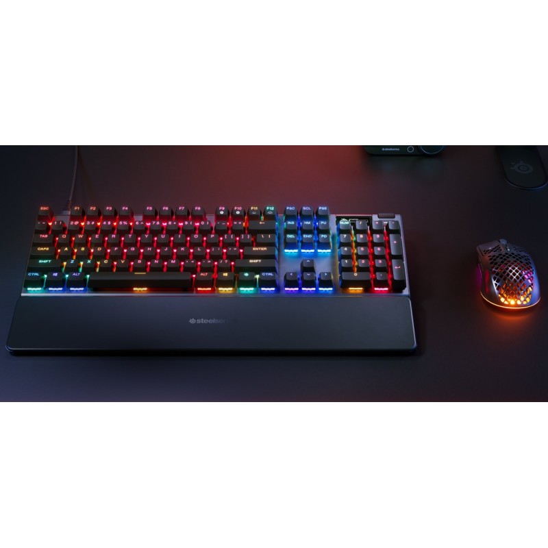 Клавіатура ігрова оптична (геймерська клавіатура) SteelSeries Apex Pro Gen 3 104 клавіші Клавіатура ігрова оптична (геймерська клавіатура) SteelSeries Apex Pro Gen 3 104 клавіші