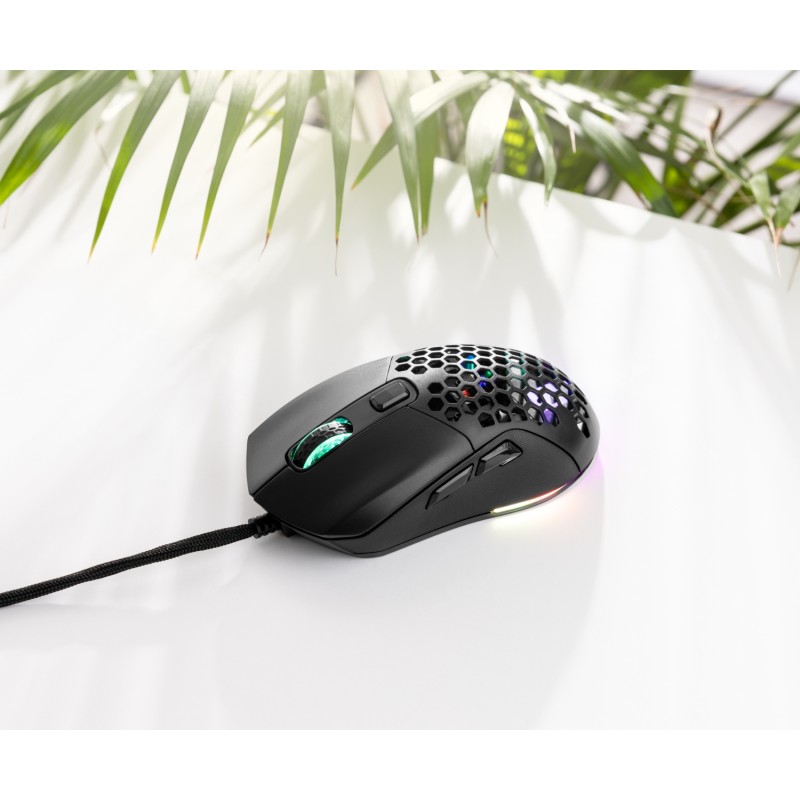 Ігрова мишка (компʼютерна миша) Sandberg FlexCover 6D Gamer Mouse 12800 dpi, чорна