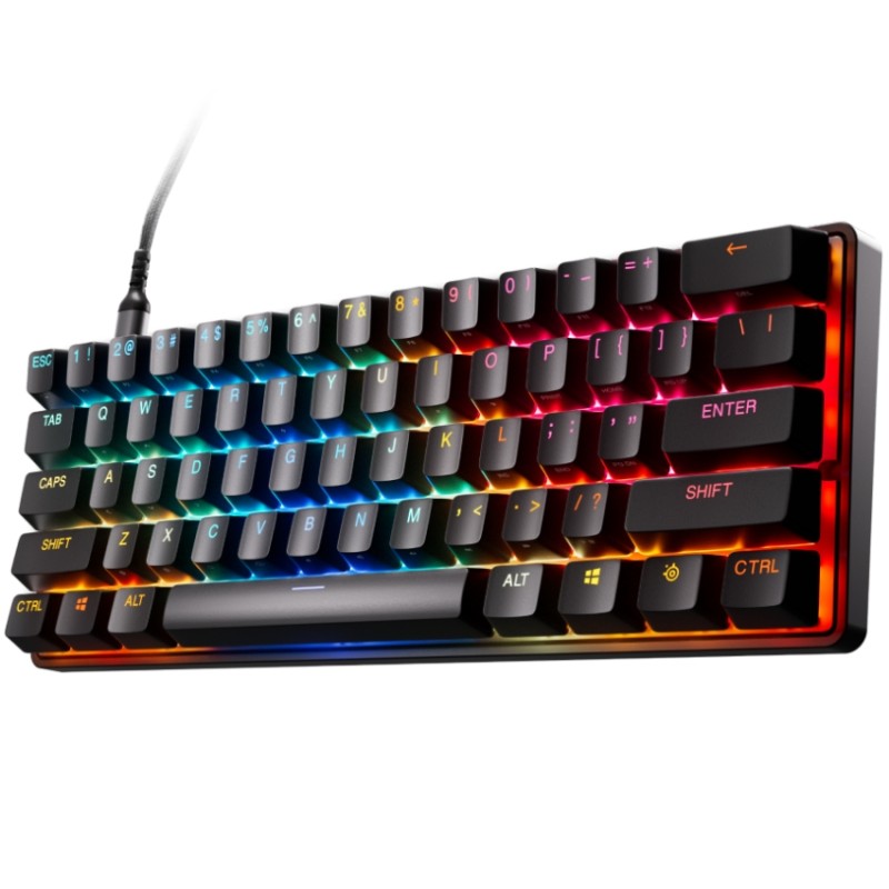 Игровая клавиатура (геймерская клавиатура) SteelSeries Apex Pro Mini Gen 3 UA HyperMagnetic, OLED, 61 клавиша