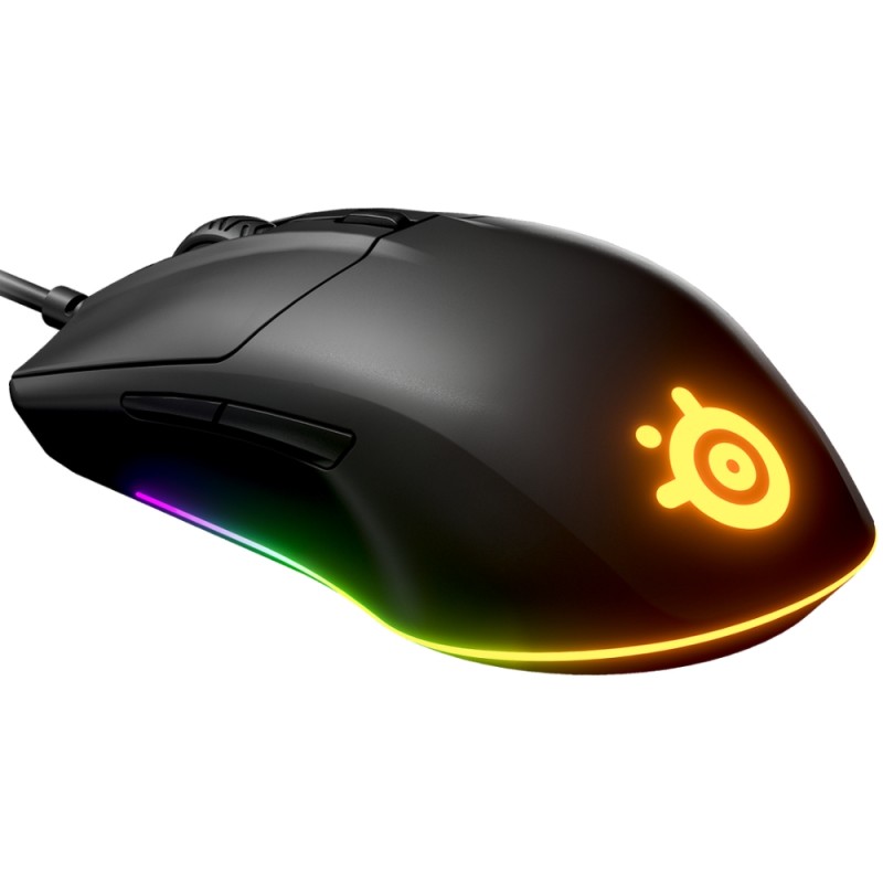 Ігрова мишка (геймерська миша) SteelSeries Rival 3 Gen 2 RGB чорна